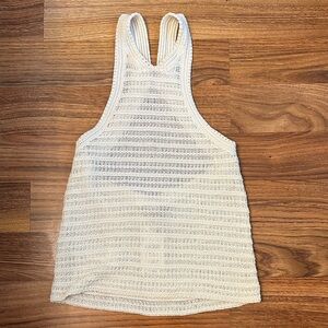 Mango Cream Knit Women's Tank Top